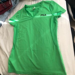 Fila green shirt